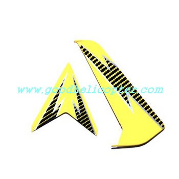 SYMA-S32-2.4G helicopter parts tail decoration set (yellow-black color) - Click Image to Close